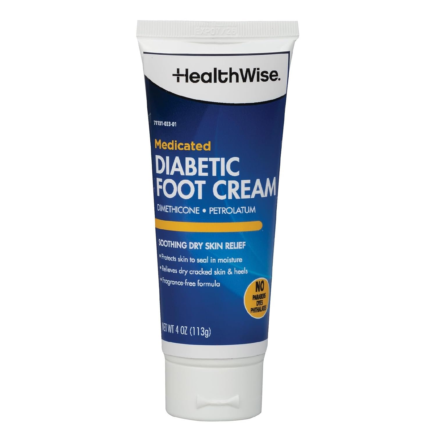 HealthWise Diabetic Foot Cream, 4 o...
