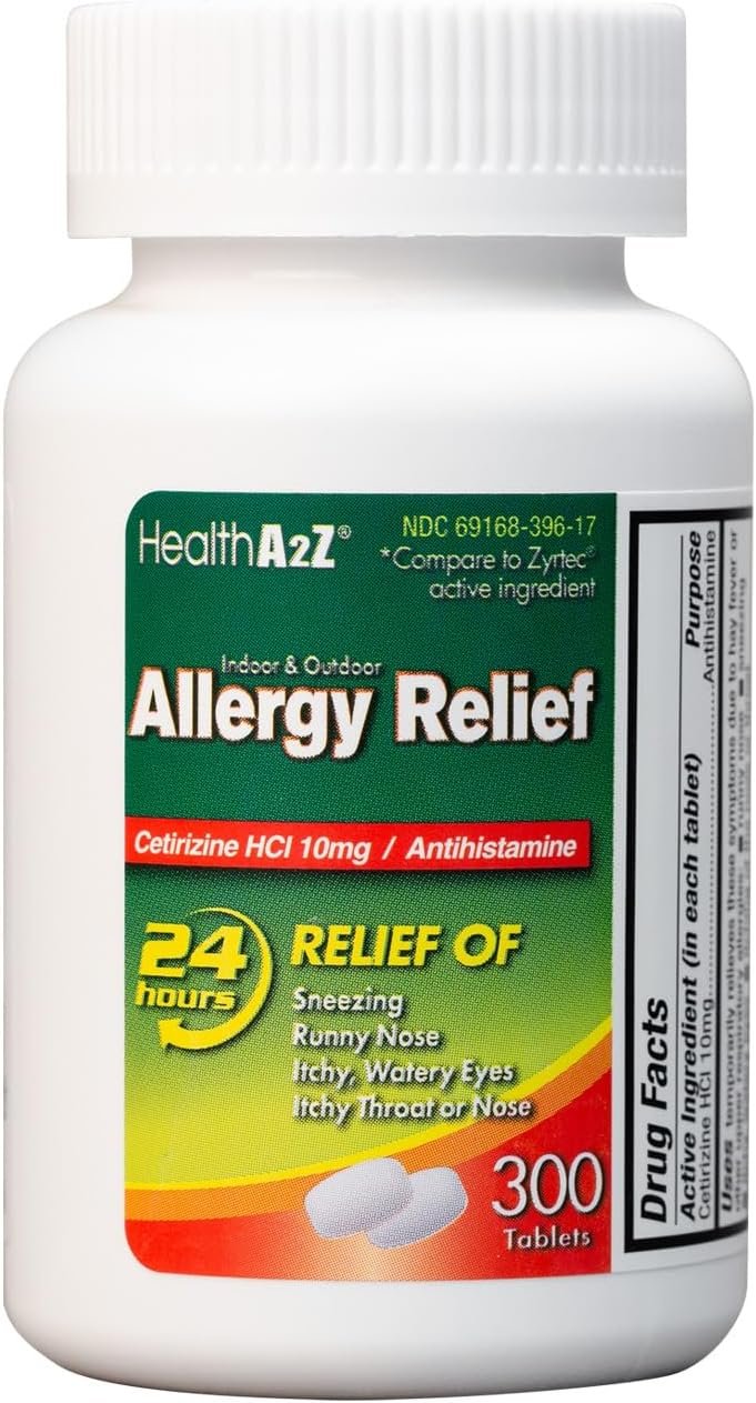 HealthA2Z® Allergy Relief, Cetiriz...