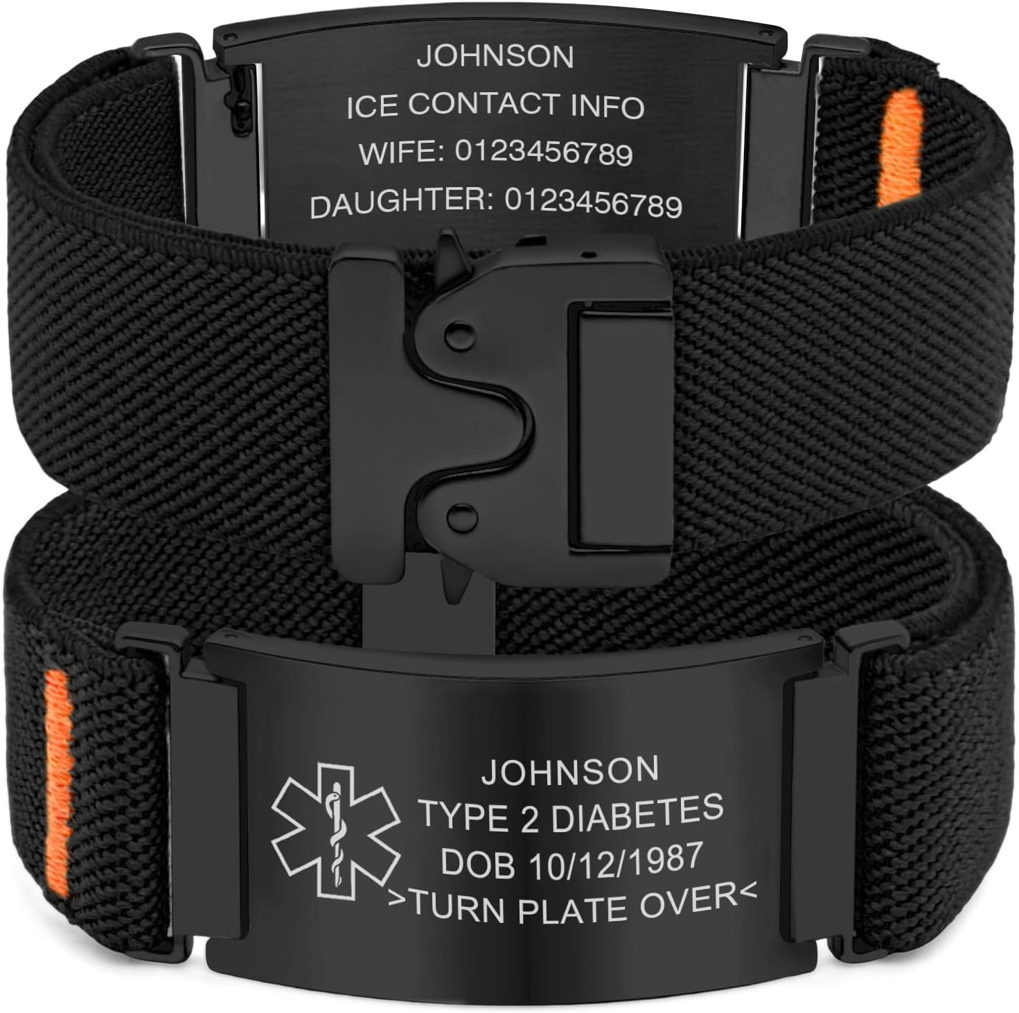 Personalized Medical Alert Bracelet