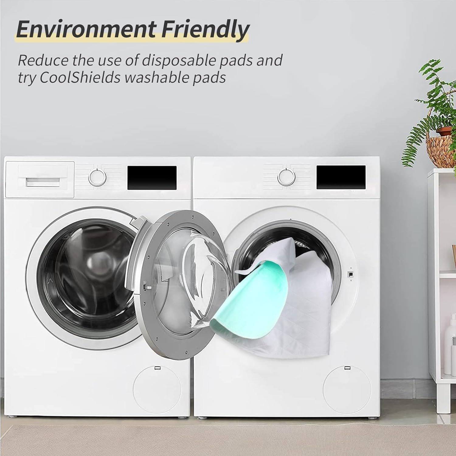 CoolShields Reusable Waterproof Bed Pads Washable Underpads 34 x 52(2 Pack) - Image 7
