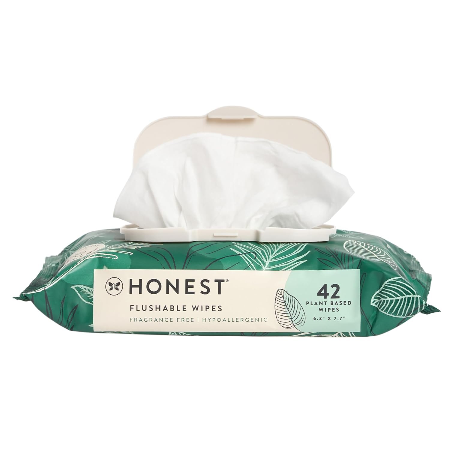 The Honest Company Flushable Wipes,...