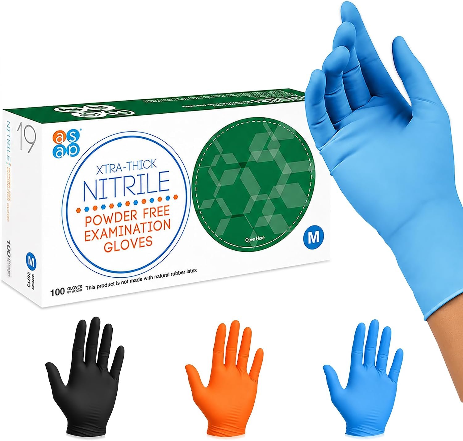 ASAP Nitrile Gloves Disposable Late...