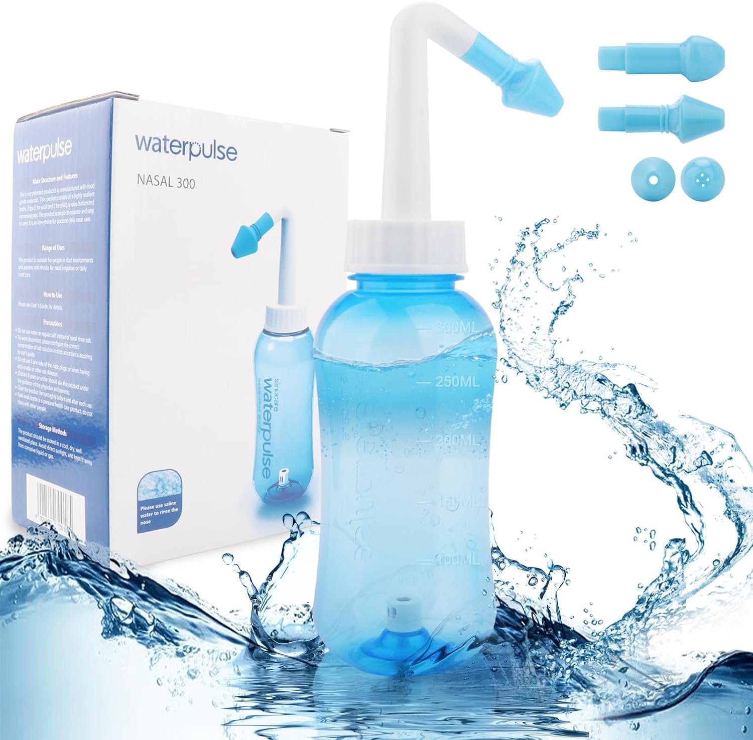 Nasal Wash Bottle Neti Pot Sinus Ri...