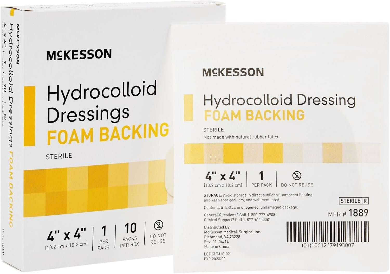 McKesson Hydrocolloid Dressings wit...
