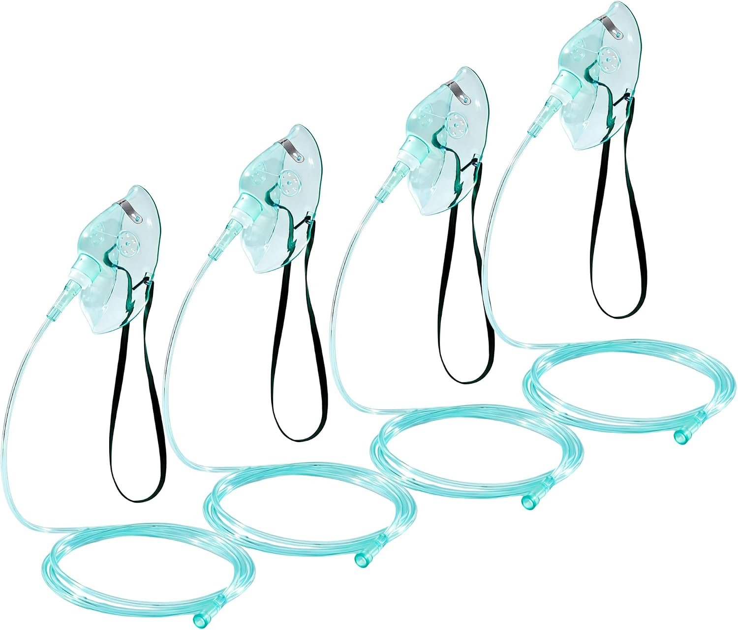 4-Pack Oxygen Mask Medium Size for ...