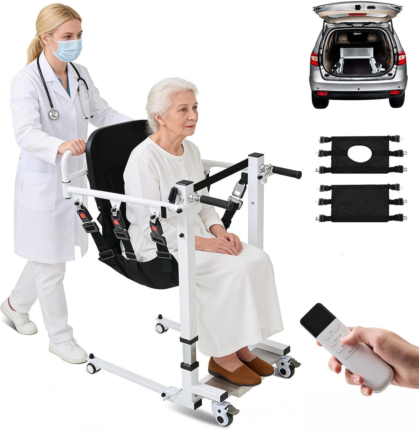 Electric Patient Lift Transfer Chai...