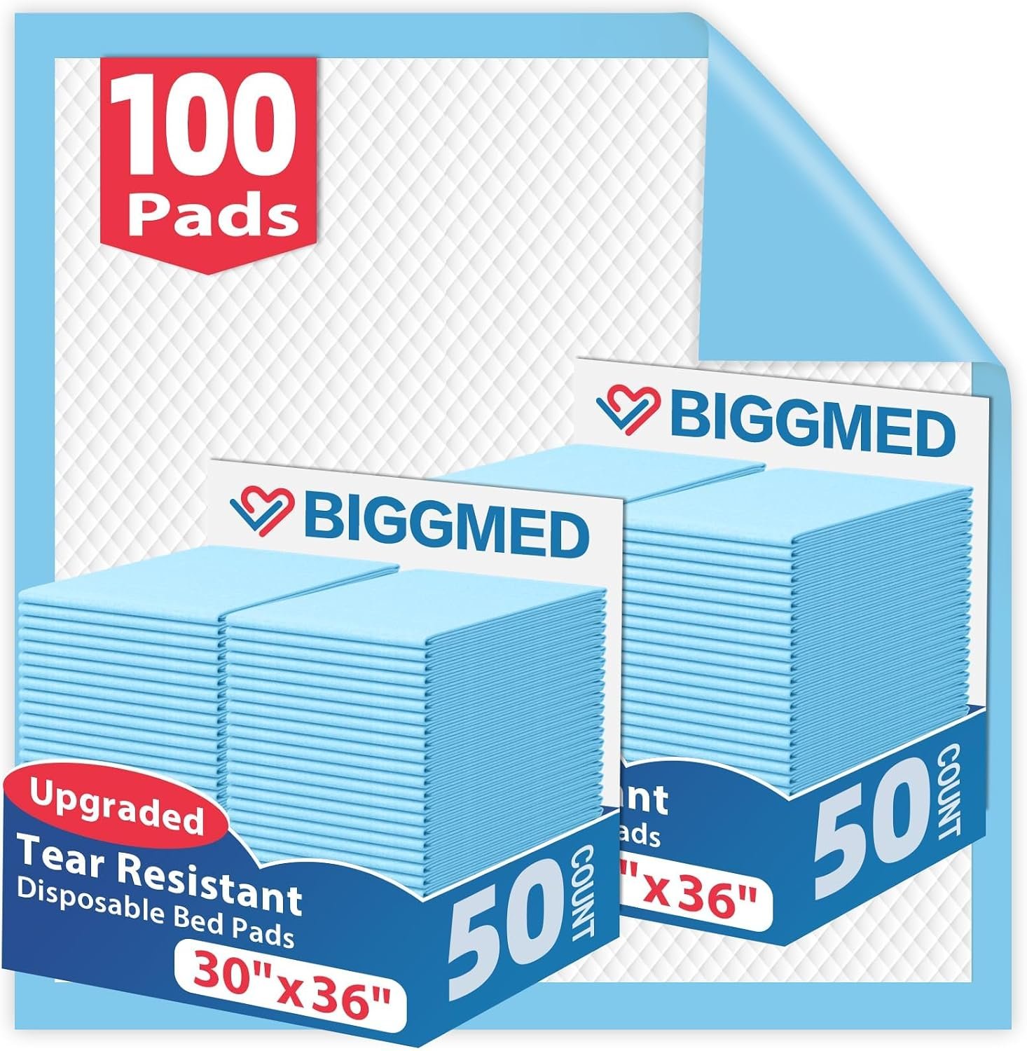 BIGGMED Tear-Resistant Disposable B...