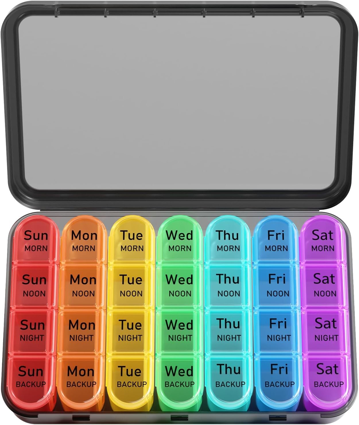 Odaro Weekly Pill Organizer 4 Times...