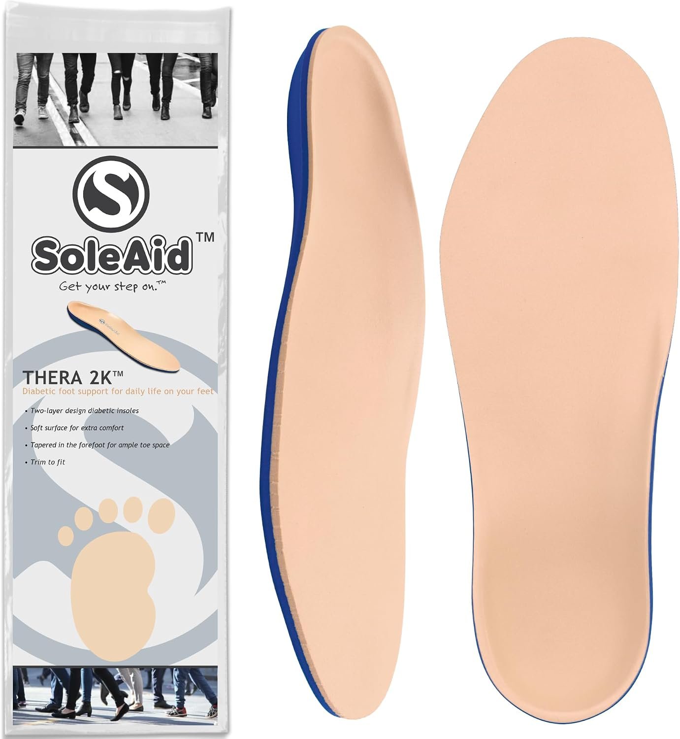 SoleAid Thera2K, 2-Layer Diabetic I...