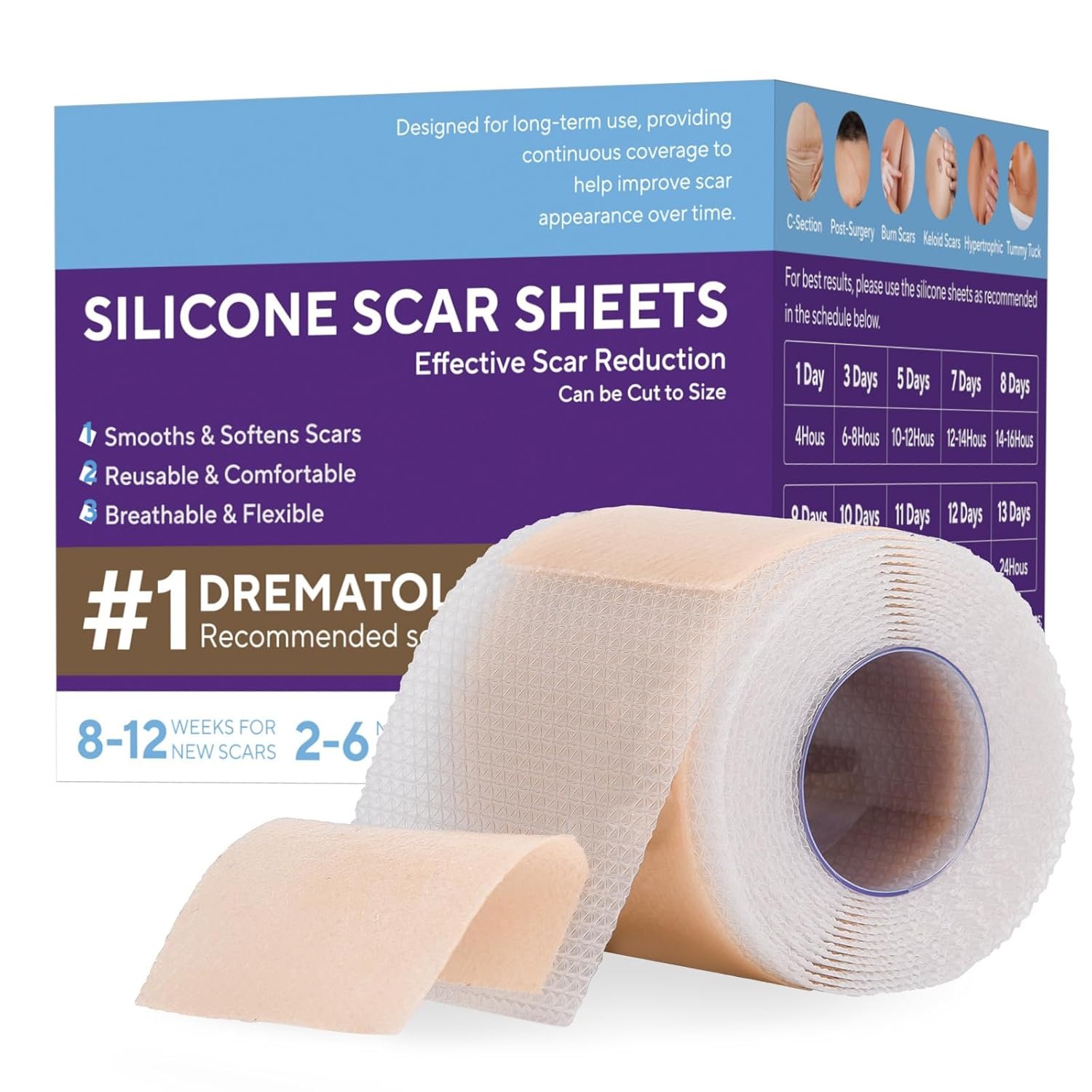 Silicone Scar Sheets, Silicone Scar...
