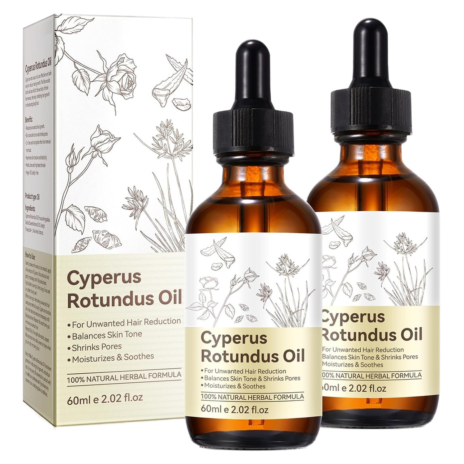 Premium Cyperus Rotundus Oil 2PCS &...
