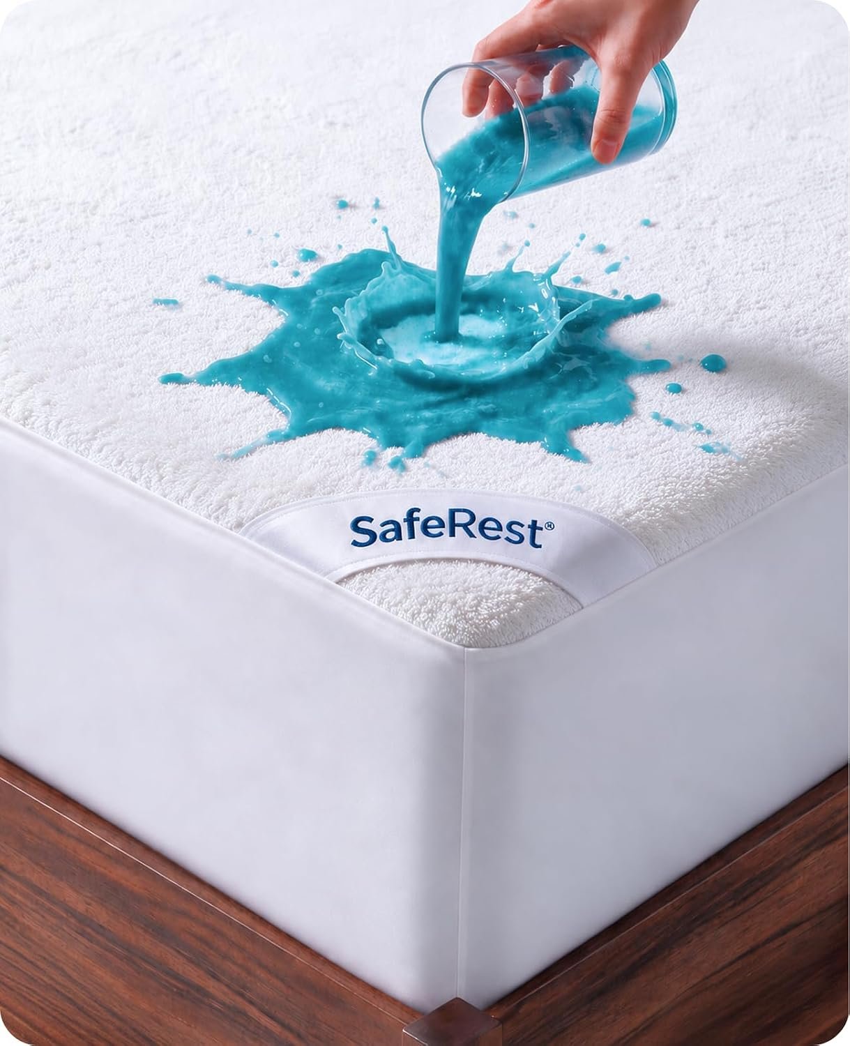 SafeRest Waterproof Queen Size Matt...