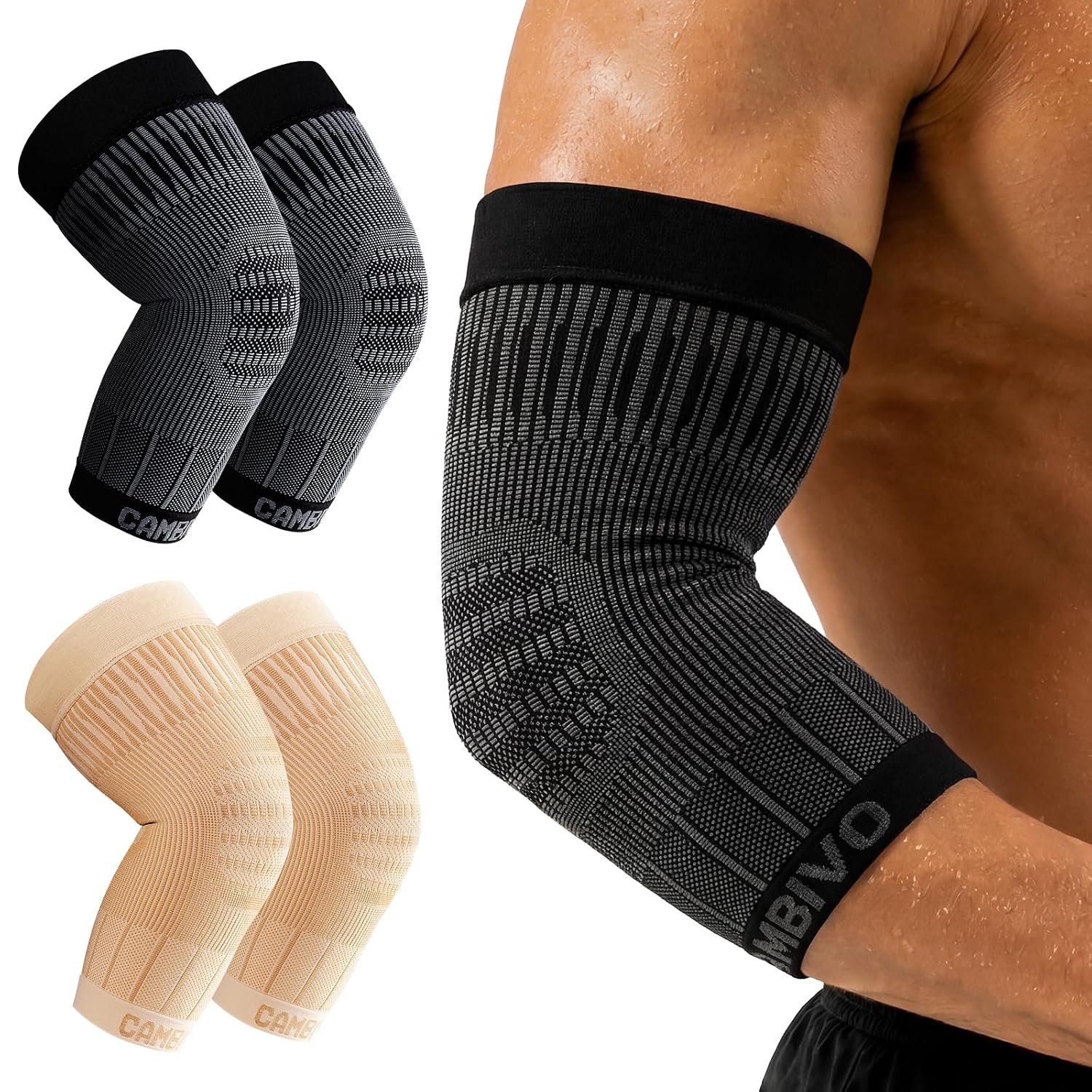 CAMBIVO 2 Pack Tennis Elbow Brace f...