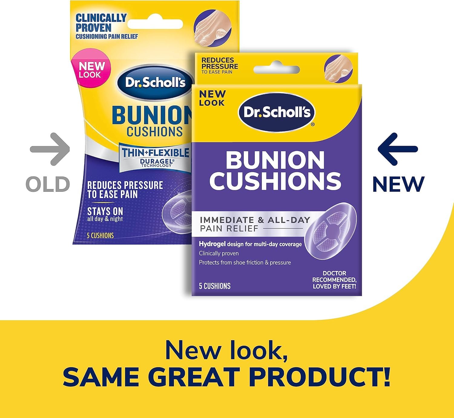 Dr. Scholl's Duragel Bunion Cushion (Pack of 3, 15 Count Total) - Image 2