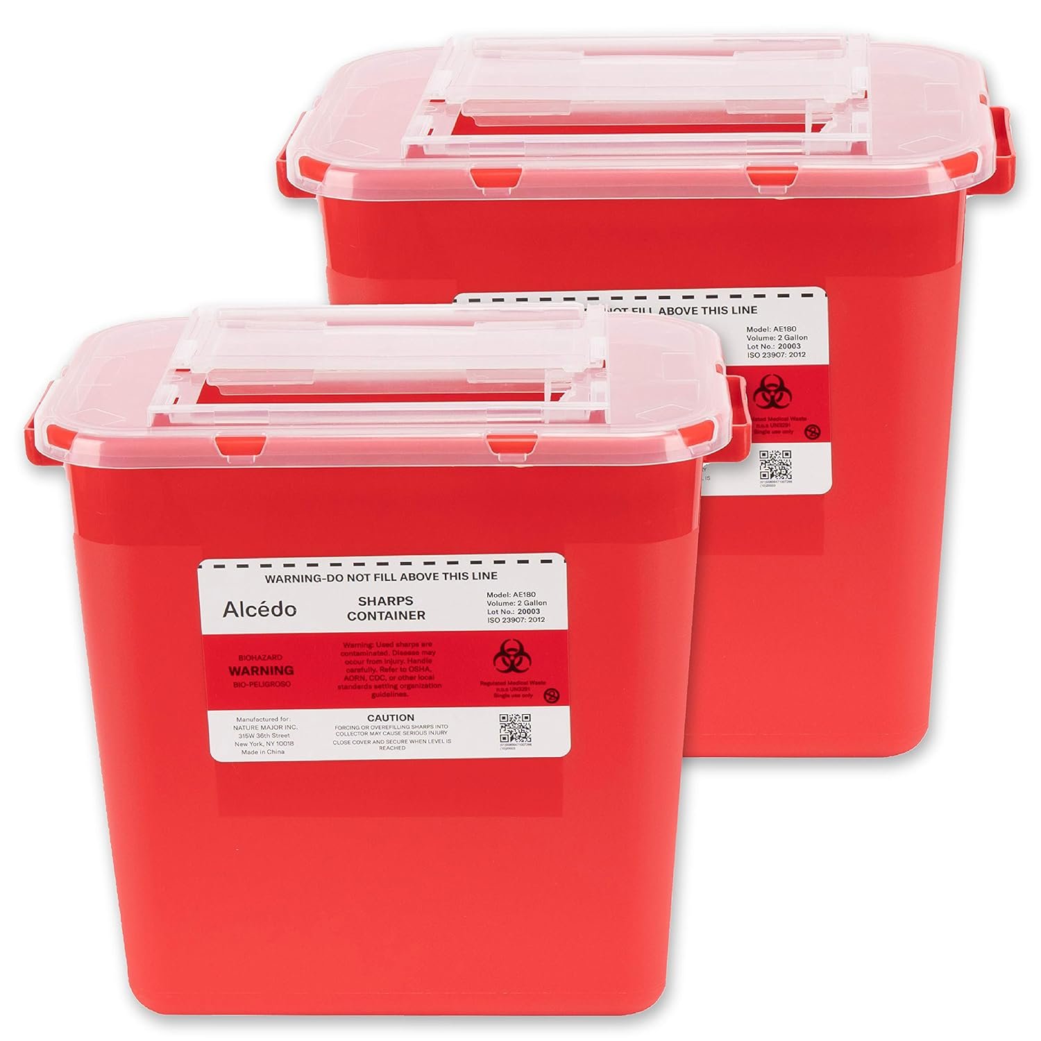 Alcedo Large Sharps Container 2 Gal...