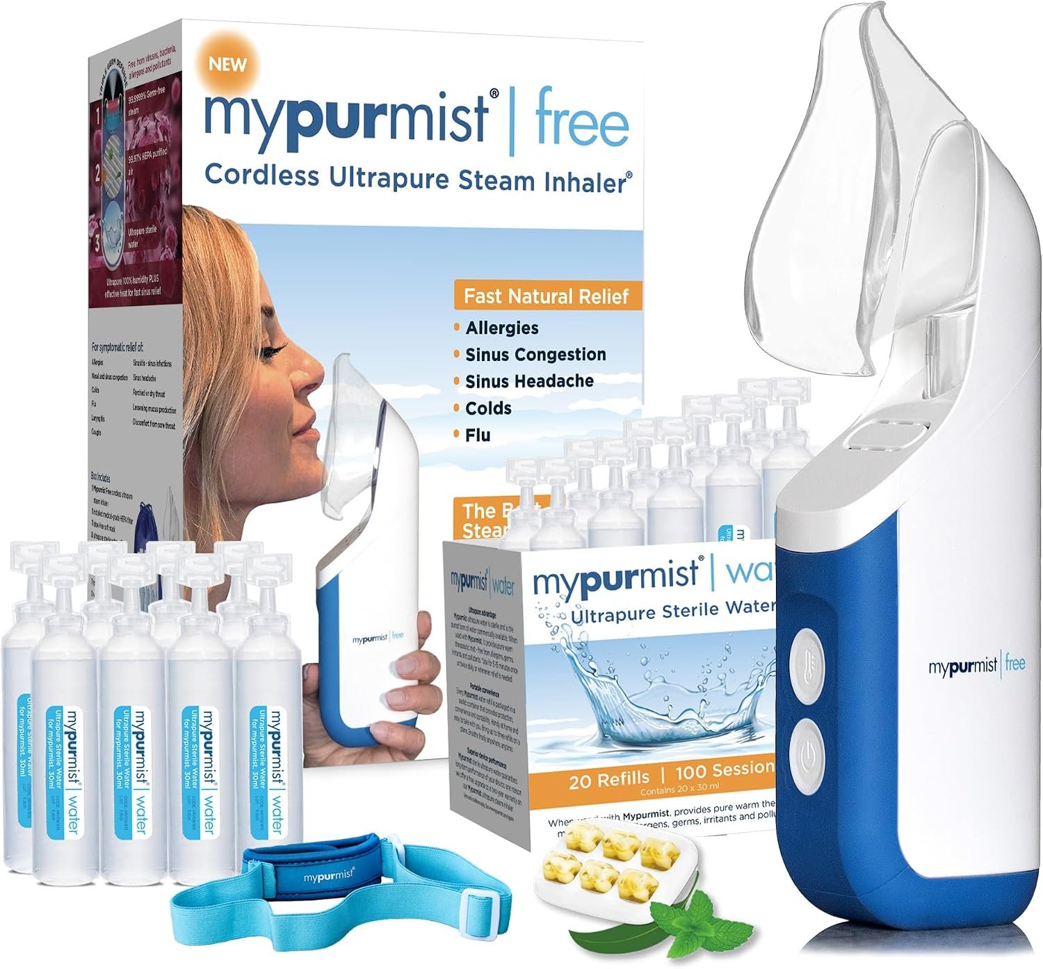 Mypurmist Free Cordless Steam &...