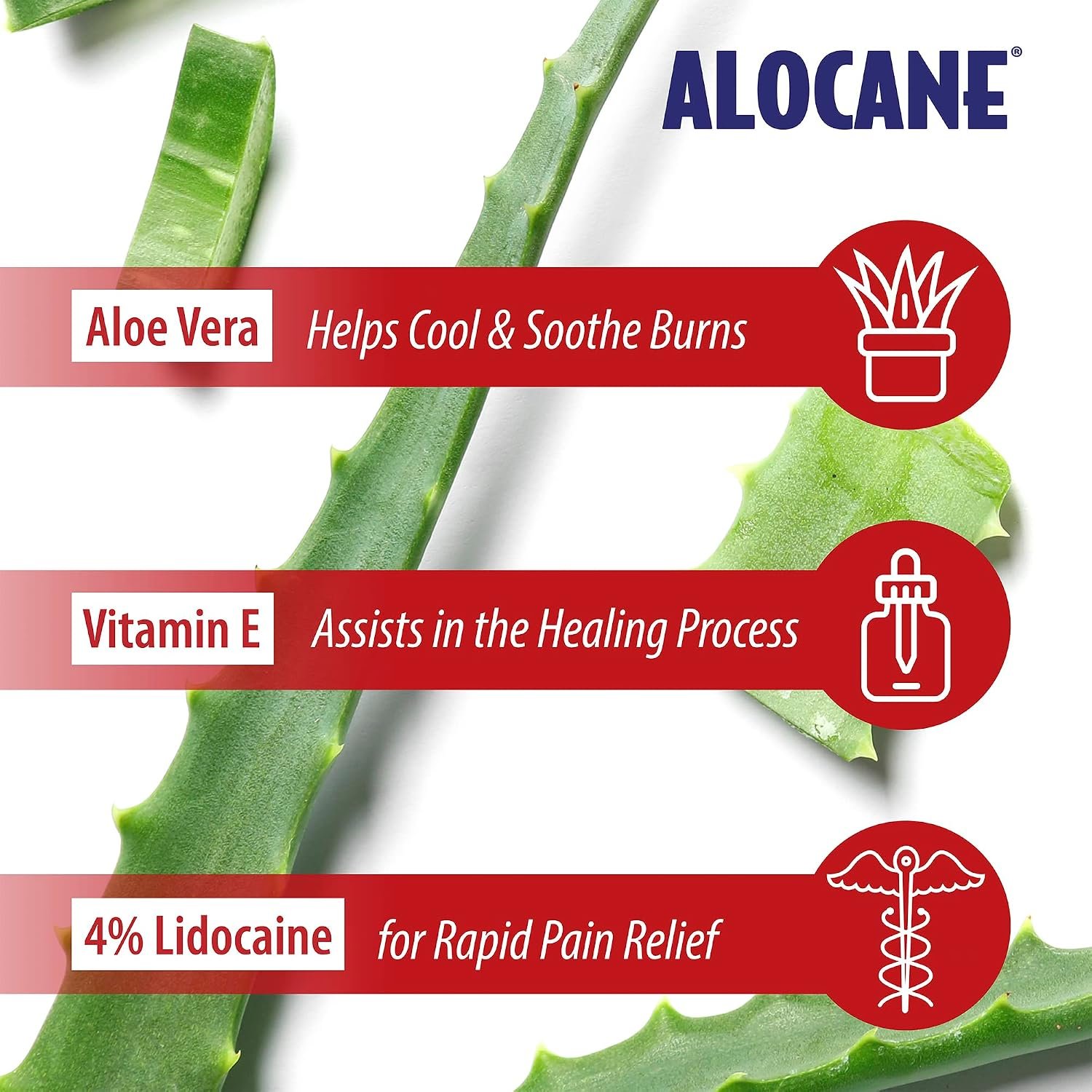 ALOCANE® Emergency Burn Gel Maximum Strength 4% Lidocaine Individual Use Packets,Commercial Grade, for Restaurants, Manufacturing, Other Heat Related Work environments, for Commercial Use Only, 24 Ct - Image 4