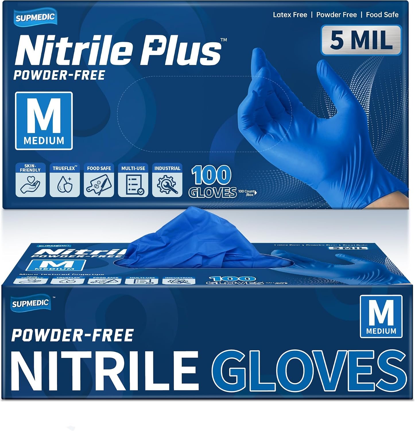 Supmedic Nitrile+ Disposable Gloves...