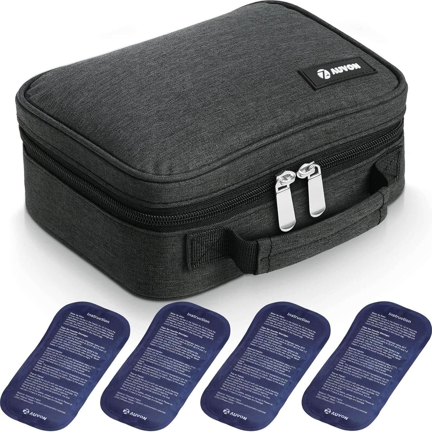 AUVON Large Insulin Cooler Travel C...