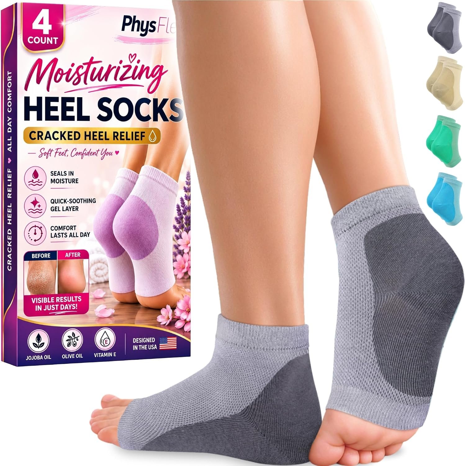 Moisturizing Socks for Dry Cracked ...