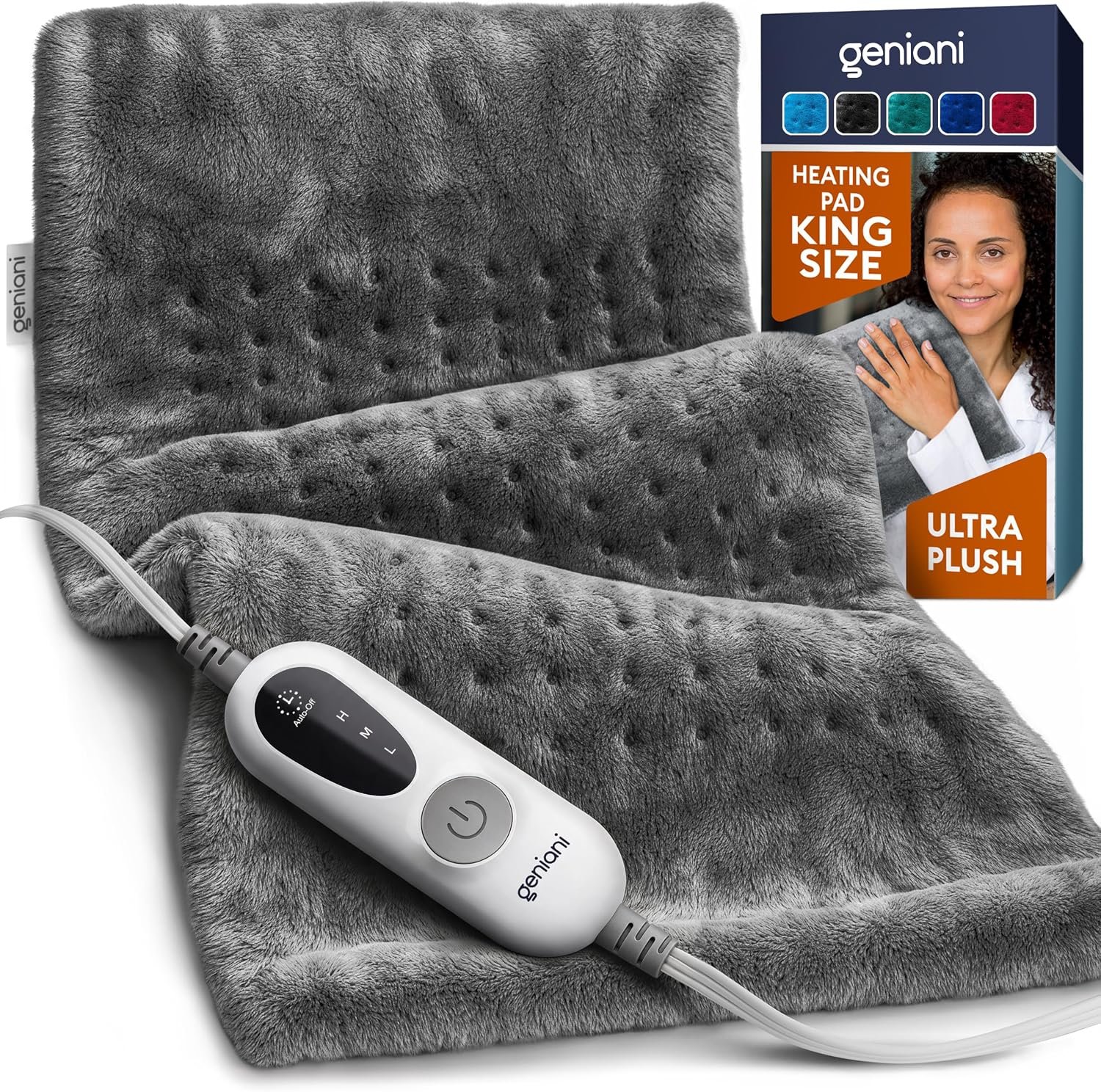 GENIANI Electric Heating Pad for Ba...