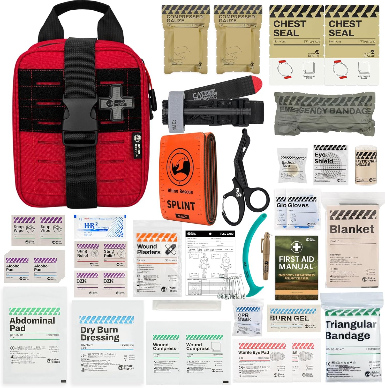 RHINO RESCUE IFAK Trauma Kit Pro wi...