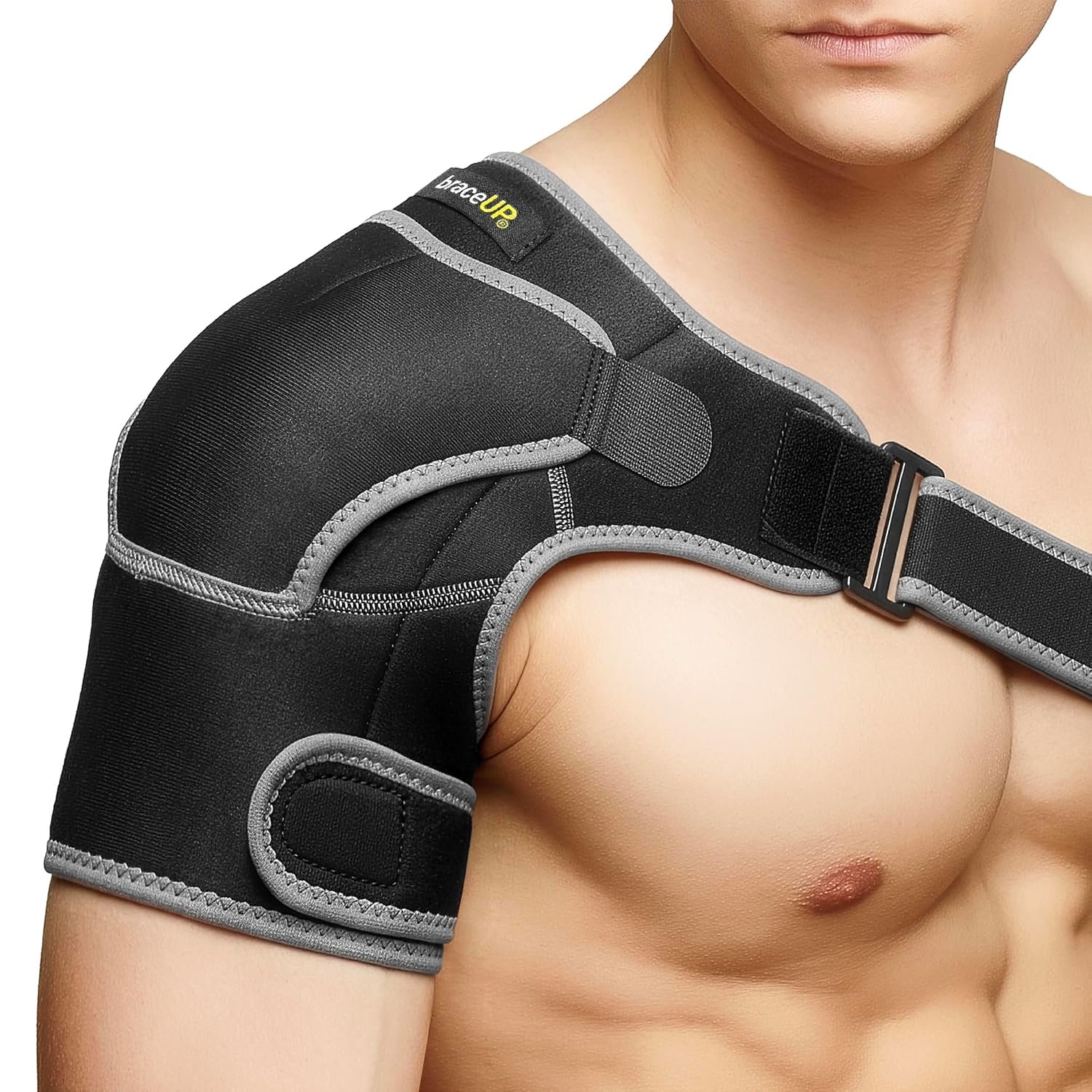 BraceUP Shoulder Brace with Ice Pac...