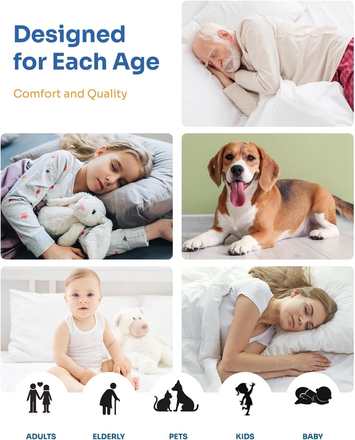 Washable Bed Pads 34" x 36" - 4 Pack, Grey, Waterproof Bed Pads for Incontinence, Bed Wetting Pads for Bed, Sofa, Floor, Resuable Underpads for Adults, Seniors, Pet - Image 7