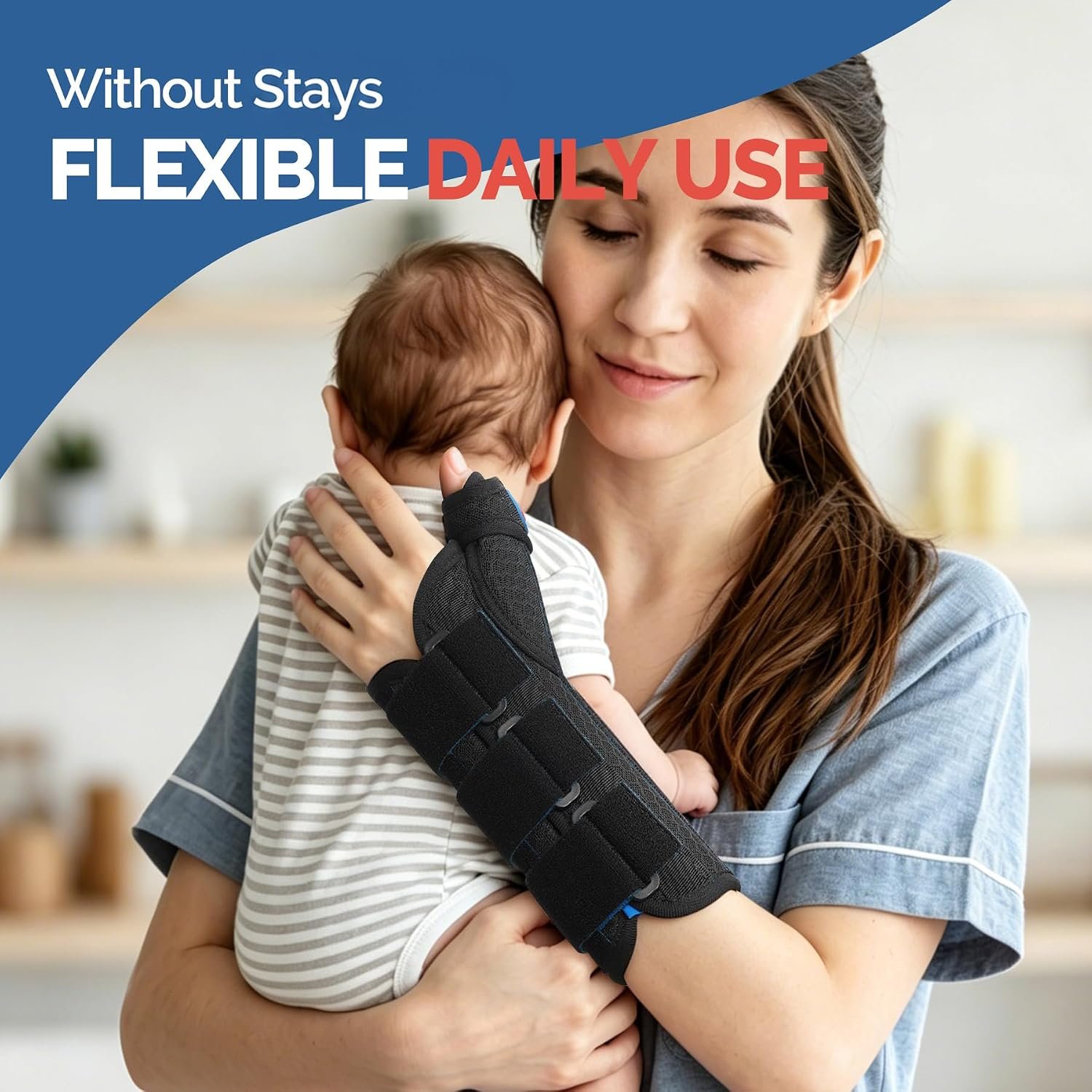 FEATOL Thumb Spica Splint Wrist Brace for De Quervain's & Carpal Tunnel - Image 6