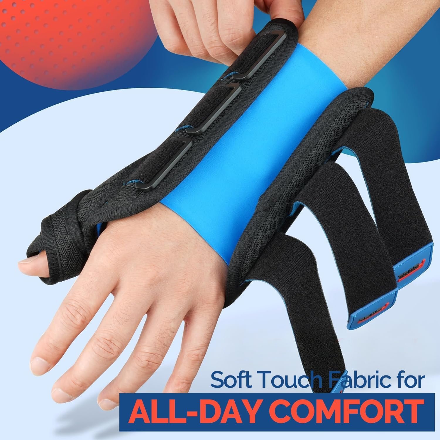 FEATOL Thumb Spica Splint Wrist Brace for De Quervain's & Carpal Tunnel - Image 7