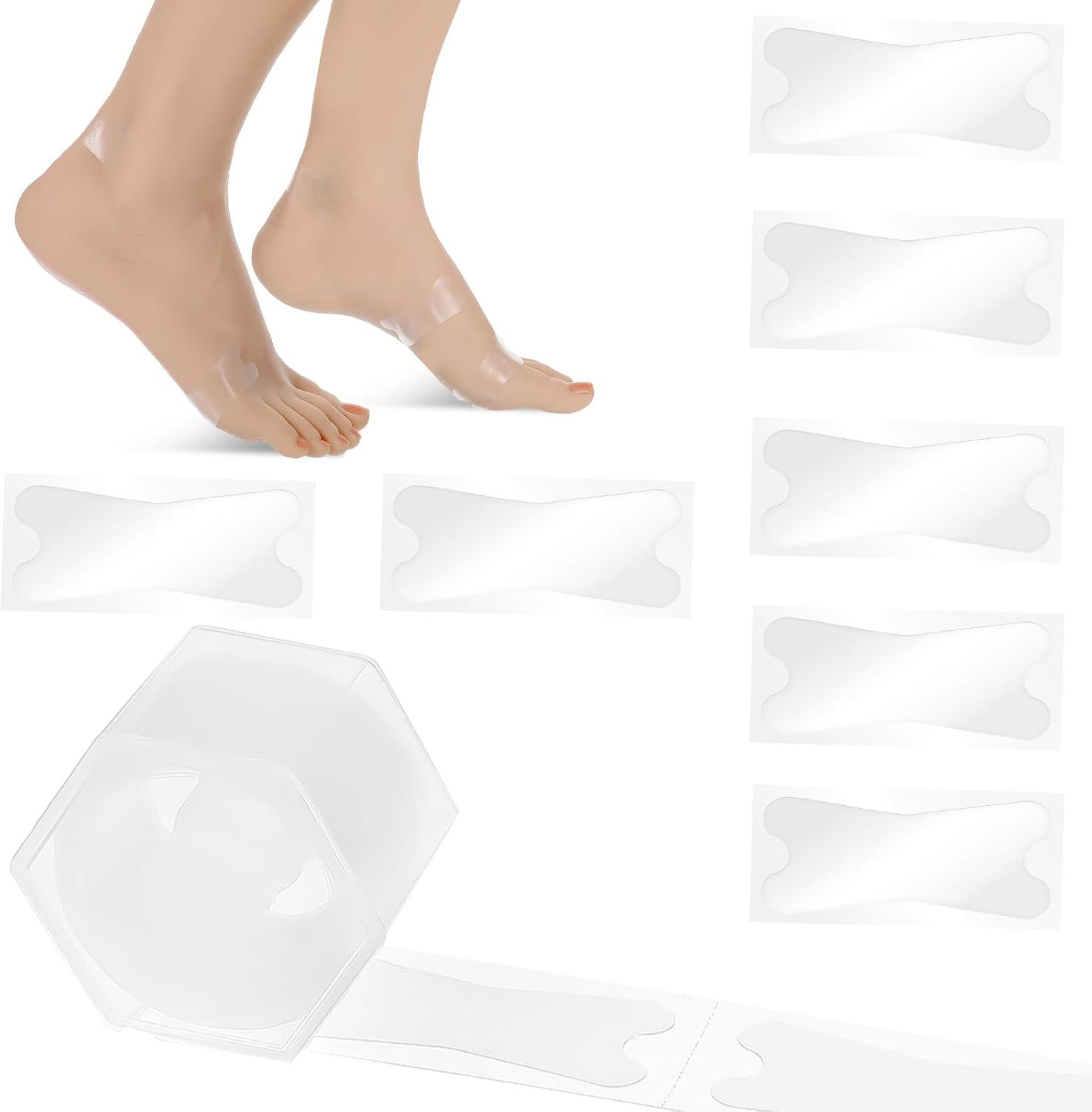 30 Pcs Blister Bandages for Feet, T...