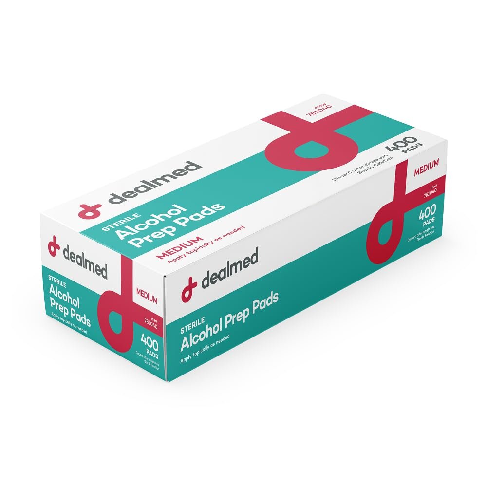 Dealmed Alcohol Prep Pads, 70% Alco...