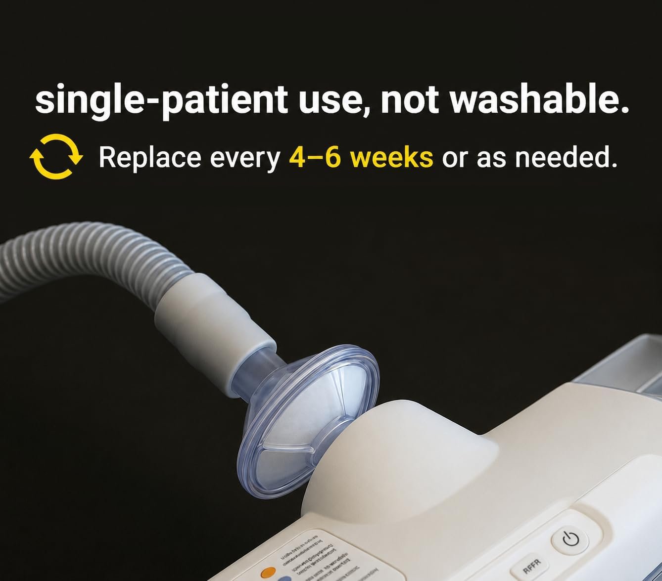 Aveen Inline 8-Pack CPAP Filters - Universal Fit for CPAP and BiPAP Machines and CPAP Hoses- Advanced Filtration for Cleaner Air, Easy to Install, Must-Have CPAP Filters. - Image 5