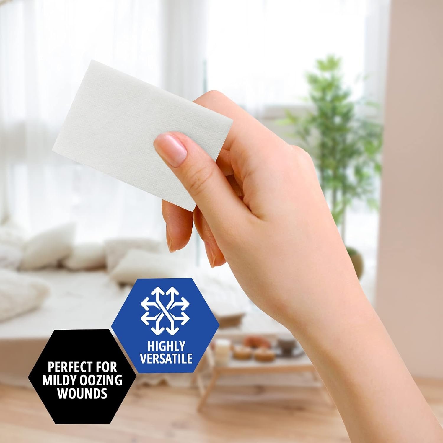 MED PRIDE Sterile Non Stick Pads for Wounds Non-Adherent Highly Absorbent Painless Removal Individually Wrapped (2x3 Inch (Pack of 100)) - Image 2