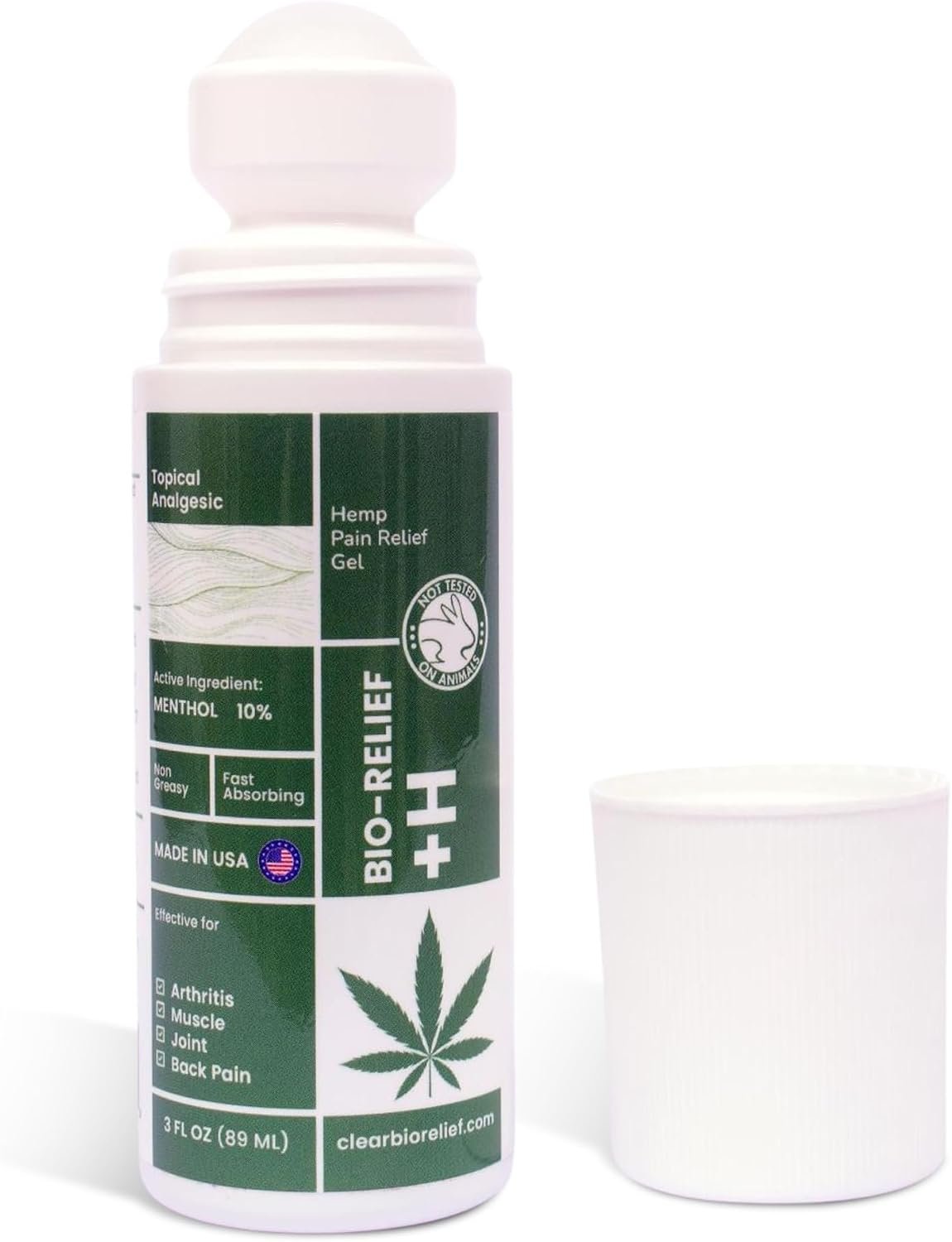 BIO-RELIEF Fast-Acting Hemp Pain Re...