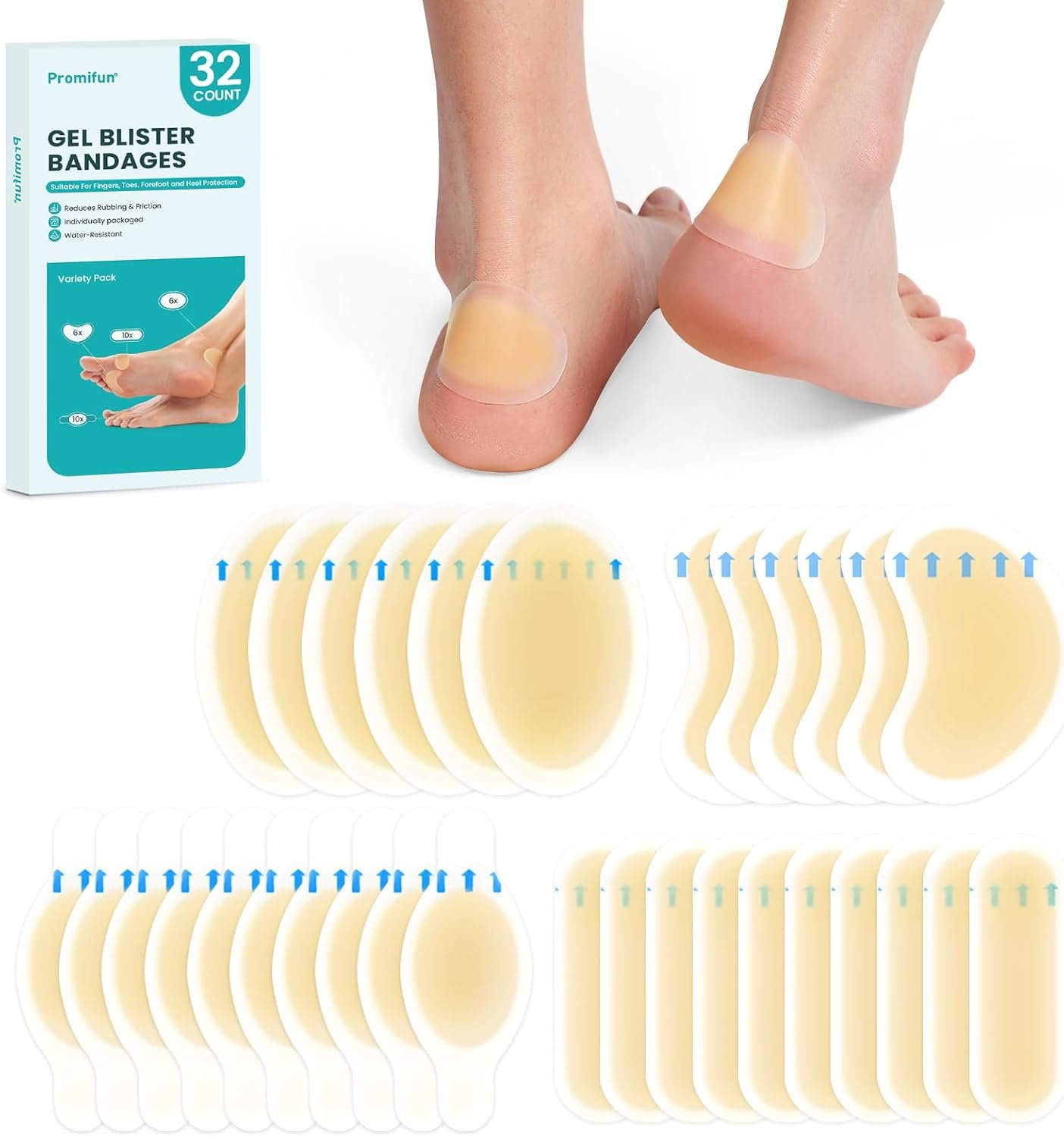 Hydrocolloid Gel Blister Bandages P...