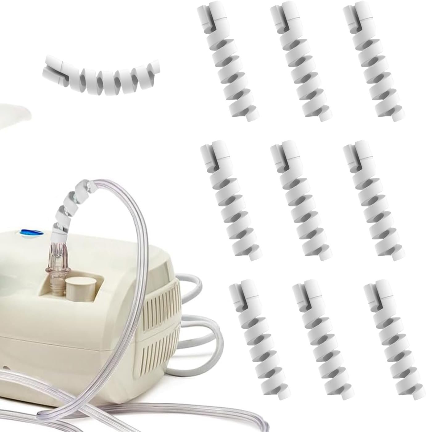10 Pack Oxygen Tube Support Crimp S...