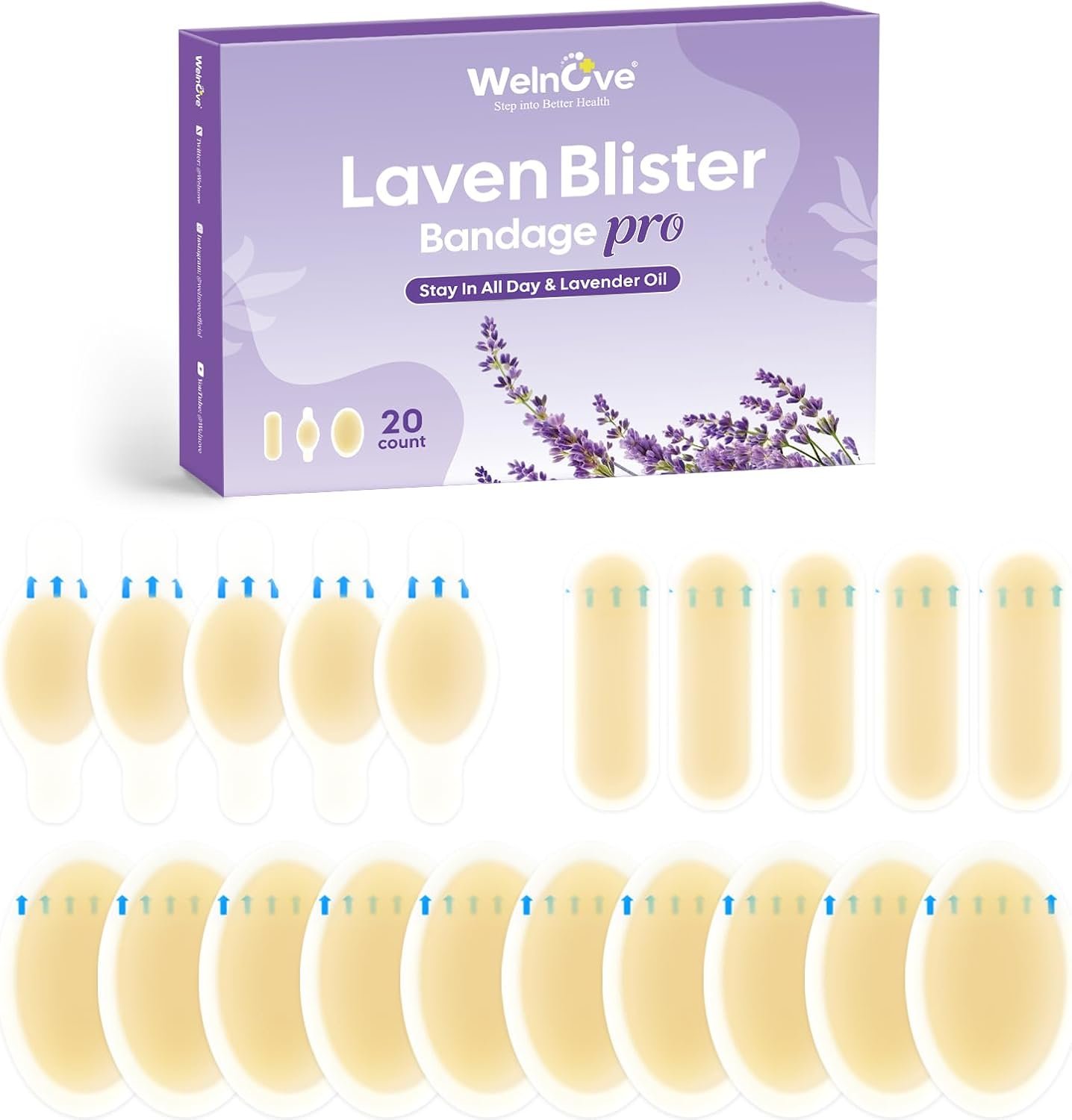 Welnove Gel Blister Bandages Bliste...