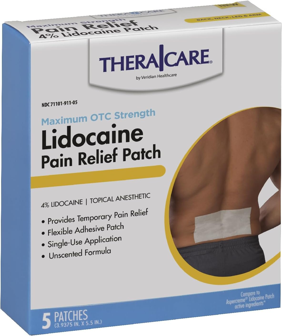 Thera Care OTC Pain Relief 4% Lidoc...