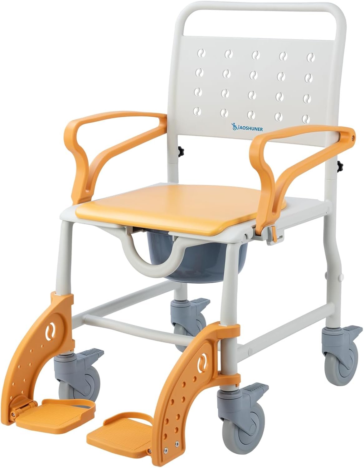 Wheeled Shower Chair, Bedside Commo...