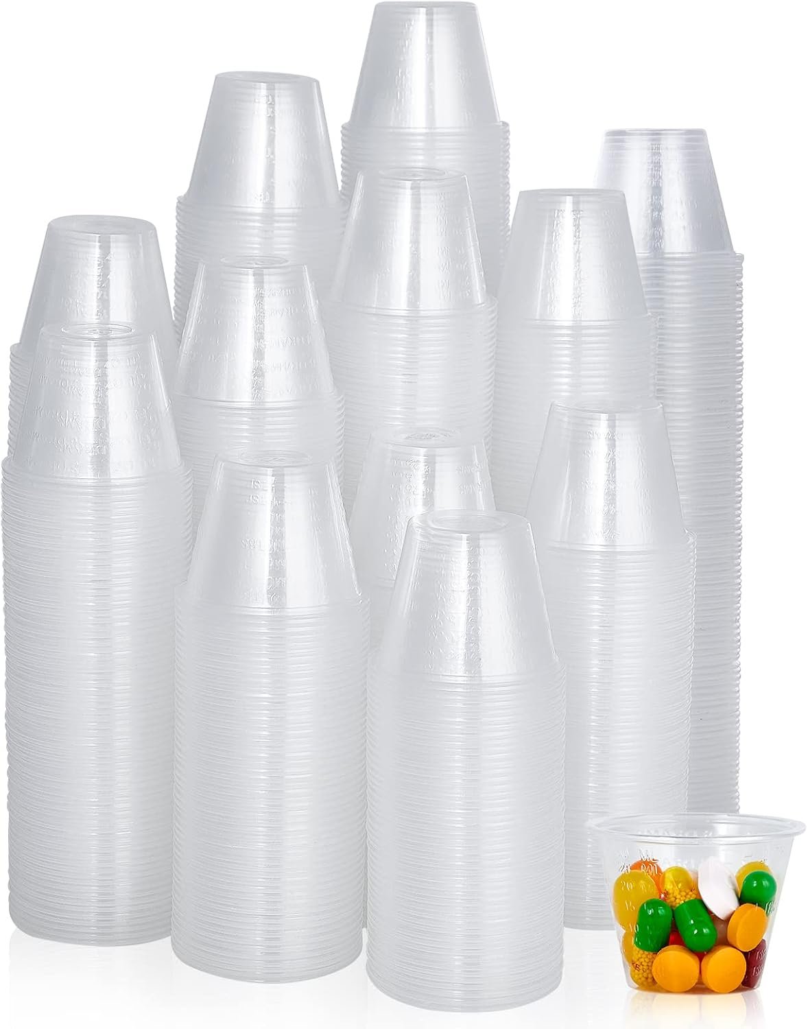 1000 Pack 1 oz Disposable Medicine ...