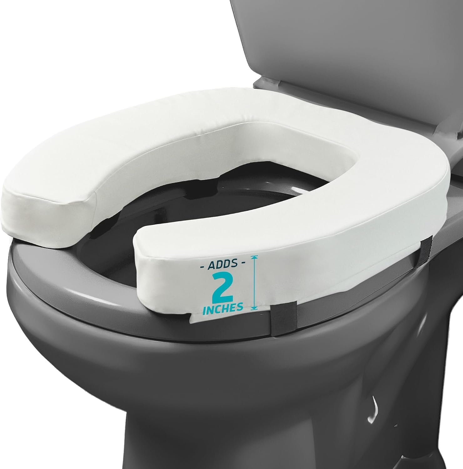 Lunderg Padded Toilet Seat Riser fo...