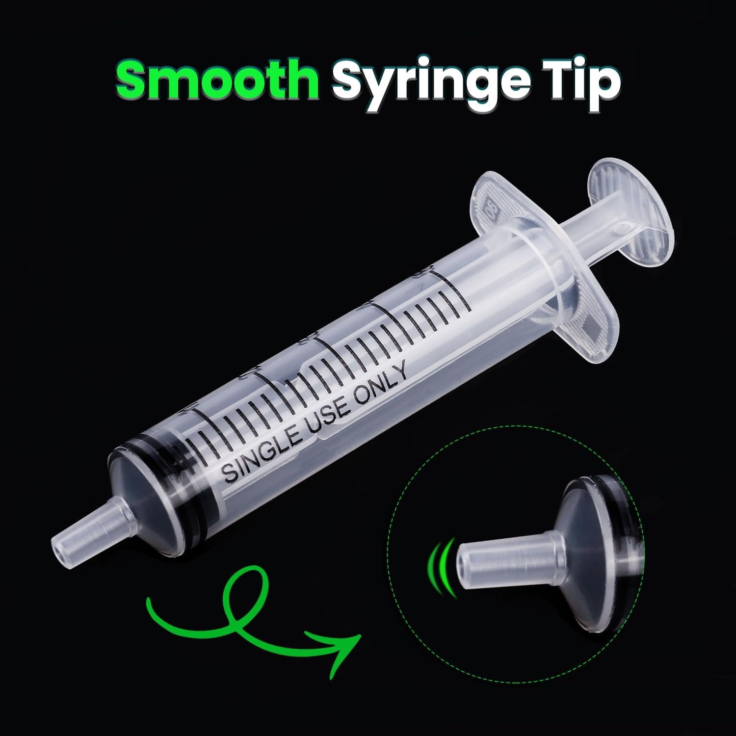 50 PCS 5ml Syringe with Cap for Liquid, Oral Syringe without Needle for Medicine Dropper, Colostrum Collect, Liquid Measuring, Individually Sealed, Luer Slip - Image 6