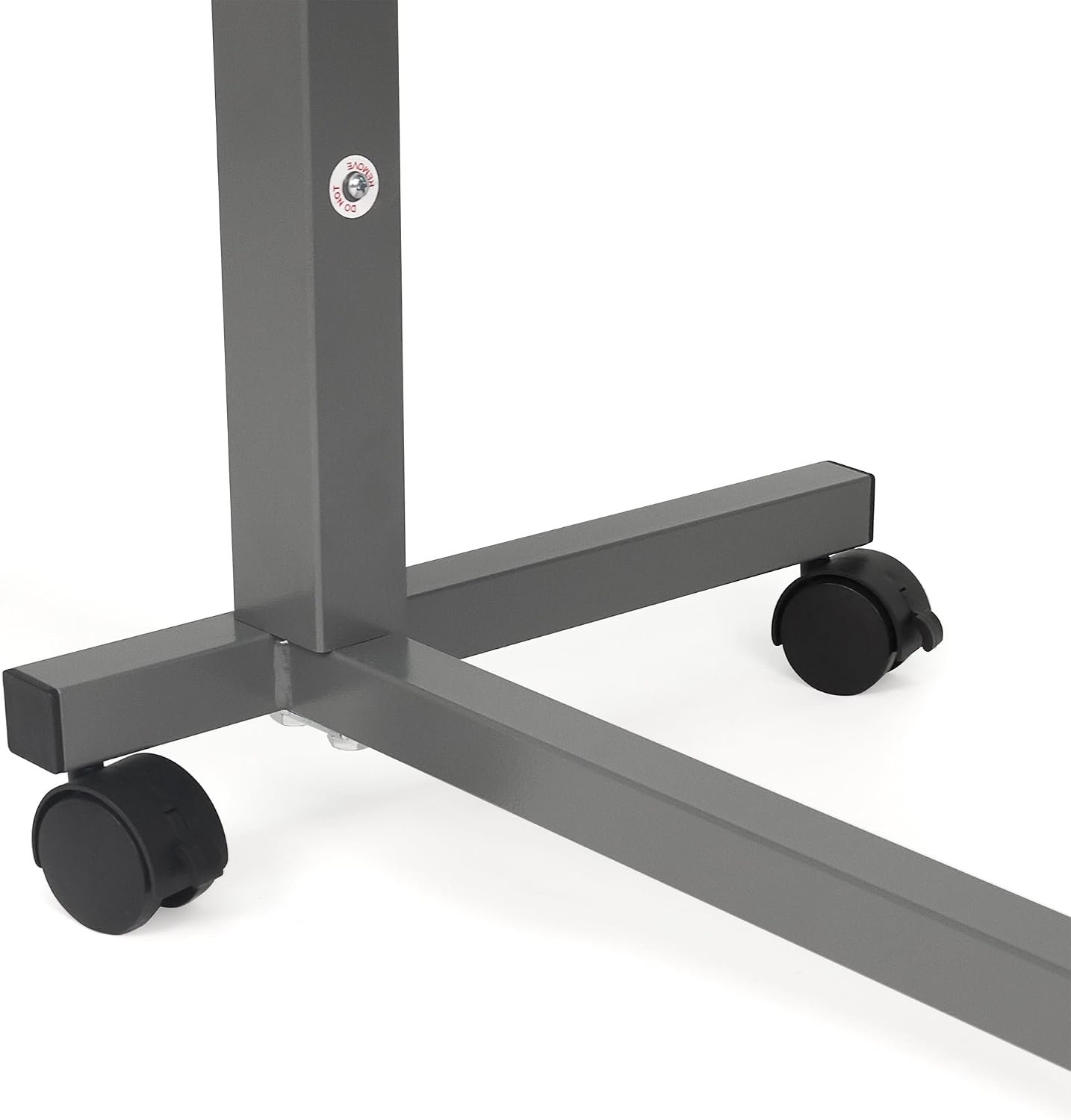 Vaunn Medical Cart Adjustable Overbed Table with Wheels – Rolling Bedside Table for Hospital, Portable Standing Cart & Laptop Desk for Bed, Couch, Wheelchair - Image 6