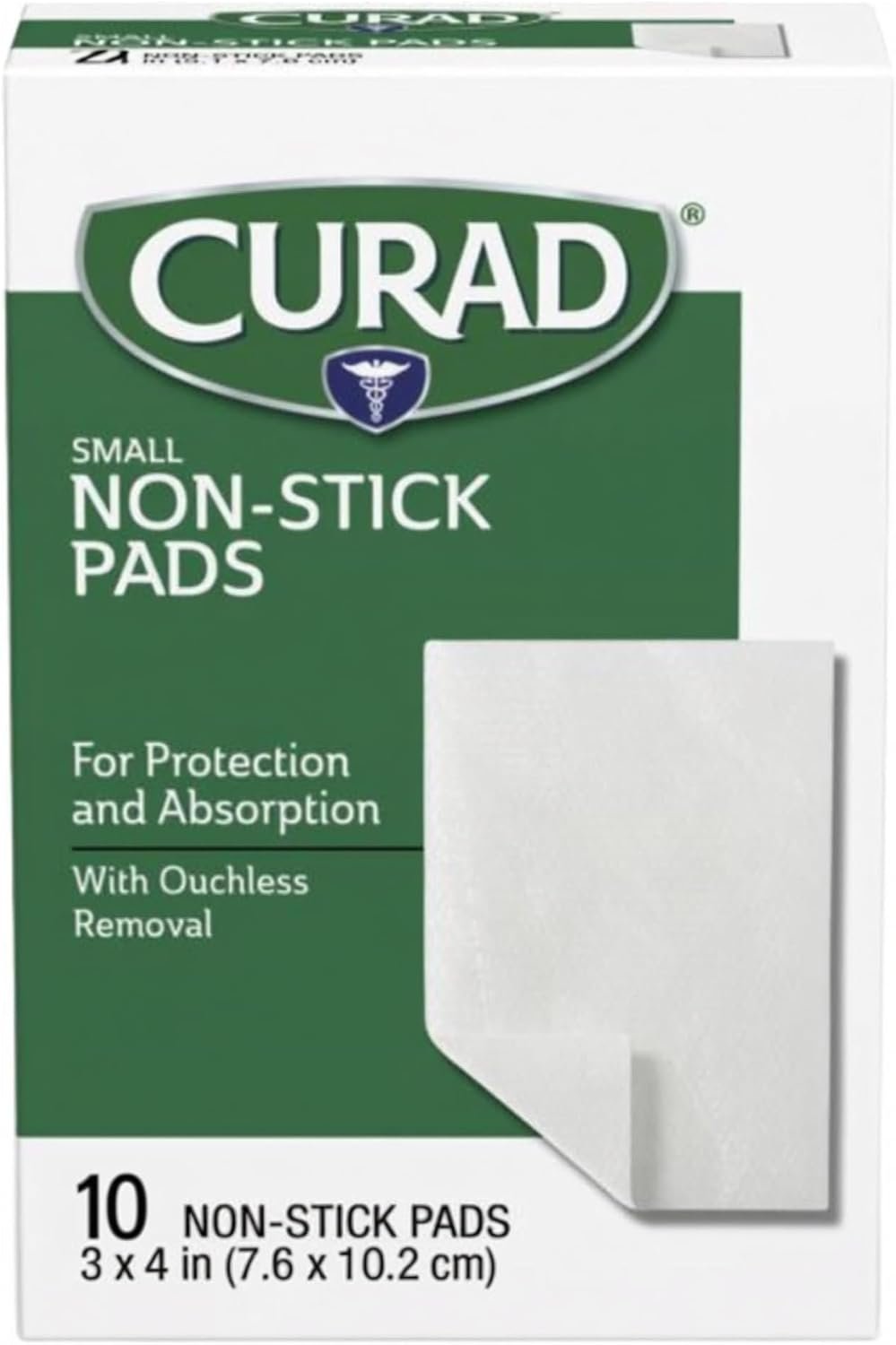 CURAD Sterile Non-Stick Pads, Mediu...