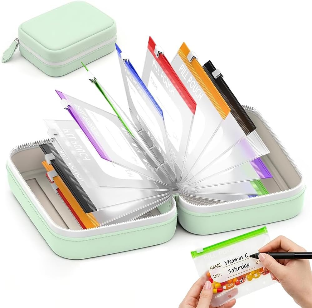 A8 Waterproof Pill Organizer Set (G...