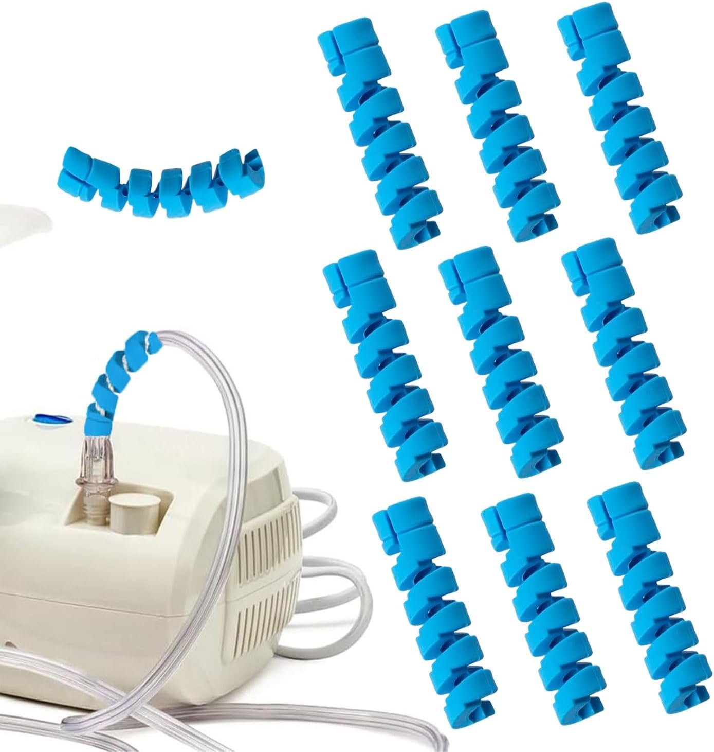 10 Pack Oxygen Tube Support Crimp S...