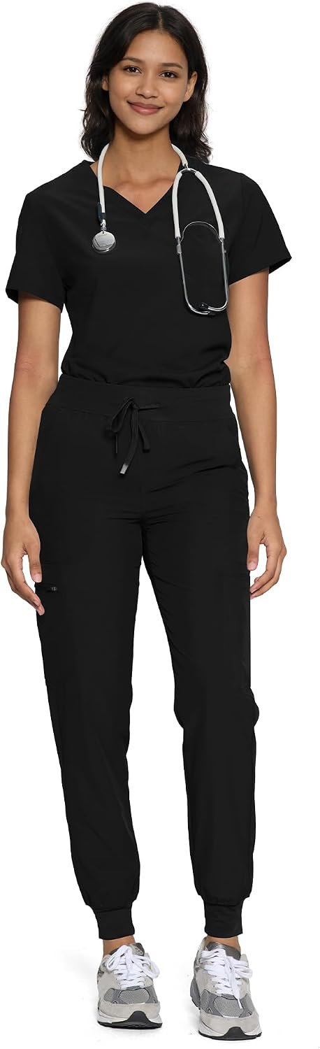 floralhue Scrubs for Women Set V-Ne...
