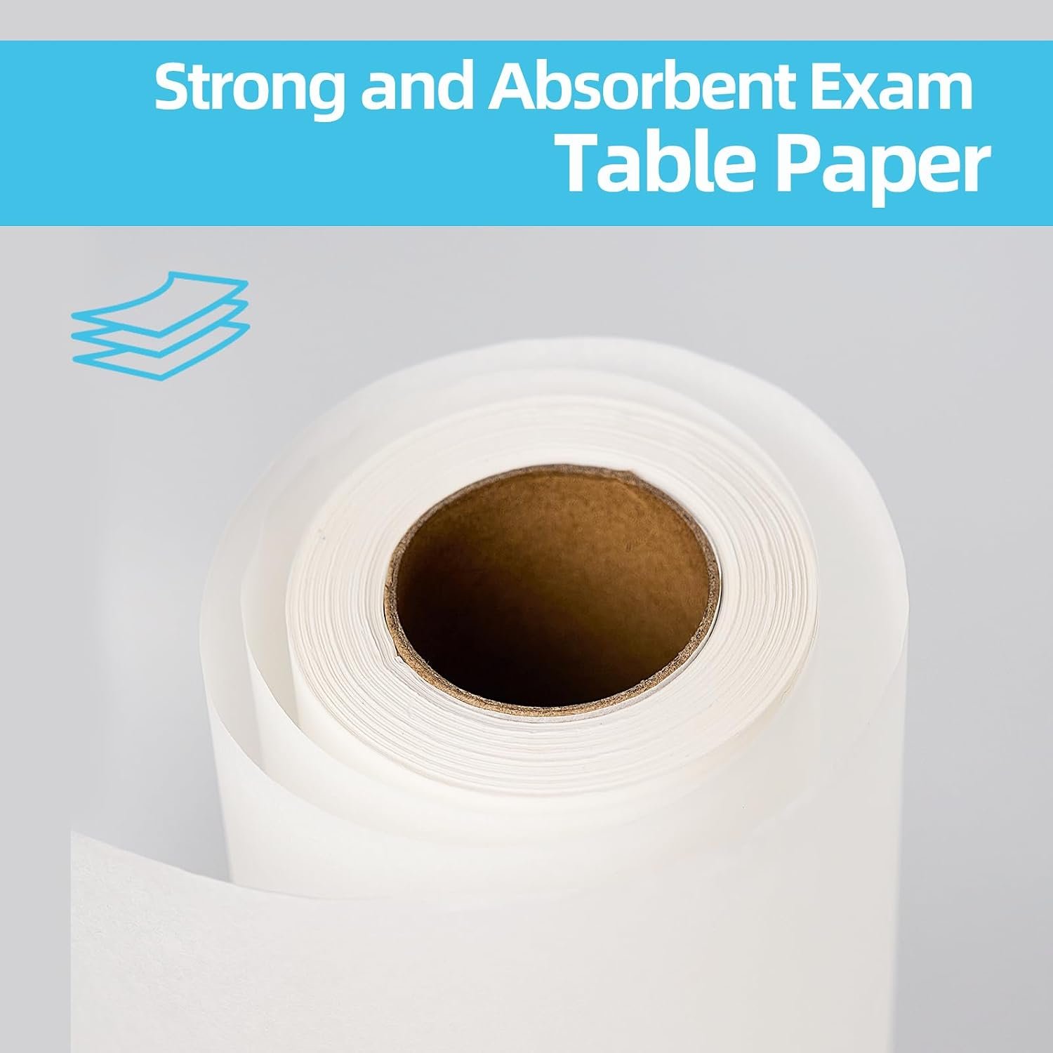 Jointown Exam Table Paper, Crepe Table Paper 21 in X 125 ft, Case of 12 Rolls-Barrier Protection-Independent Plastic Package-Hygienic, Disposable, Reliable For Medical, Exam And Chiropractic Tables - Image 5