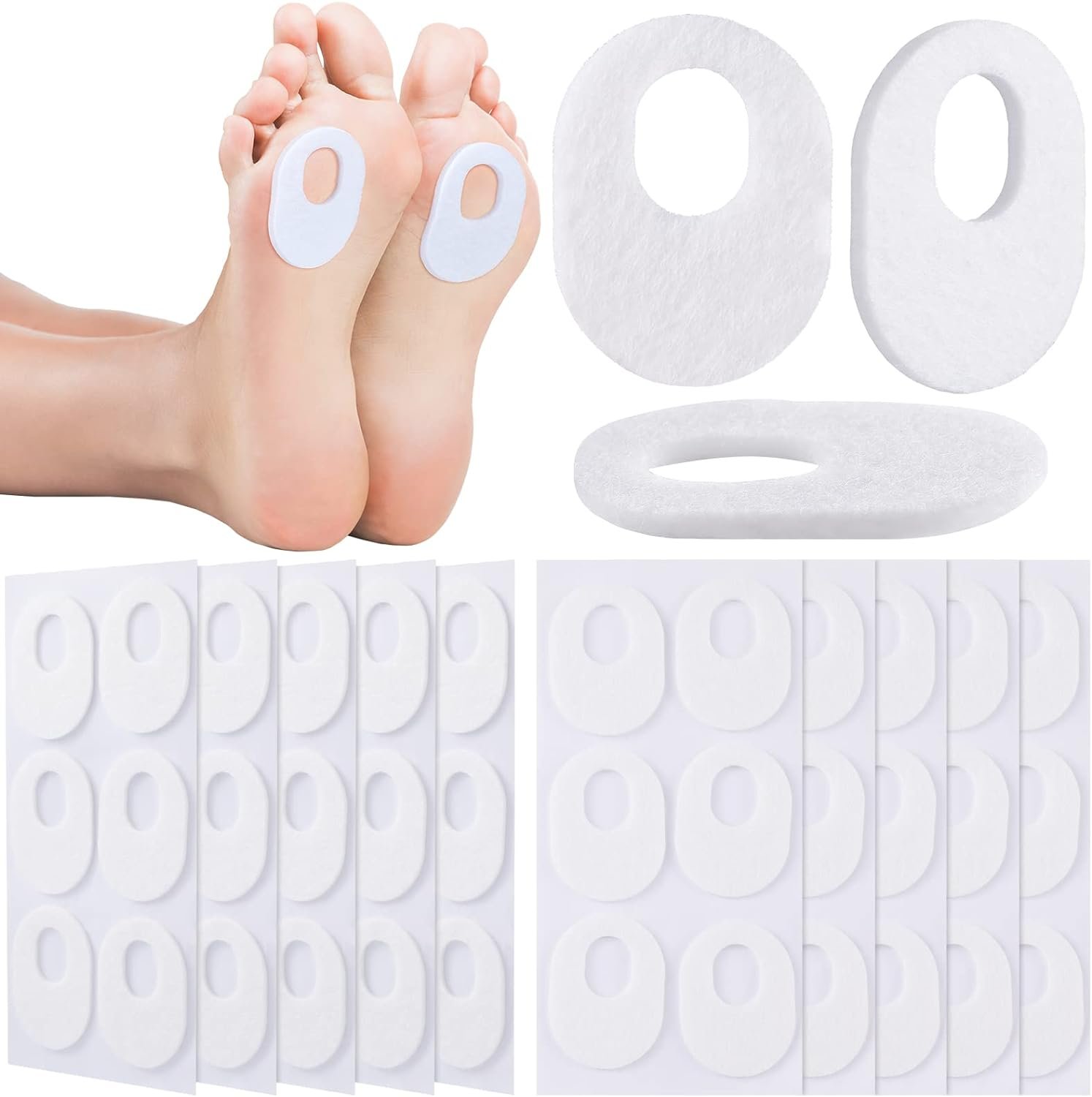 WILLBOND 60 Pcs Callus Corn Pads fo...